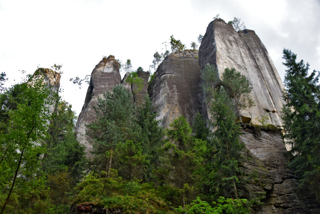Teplickie skały skalne miasto Czechy Adrspach