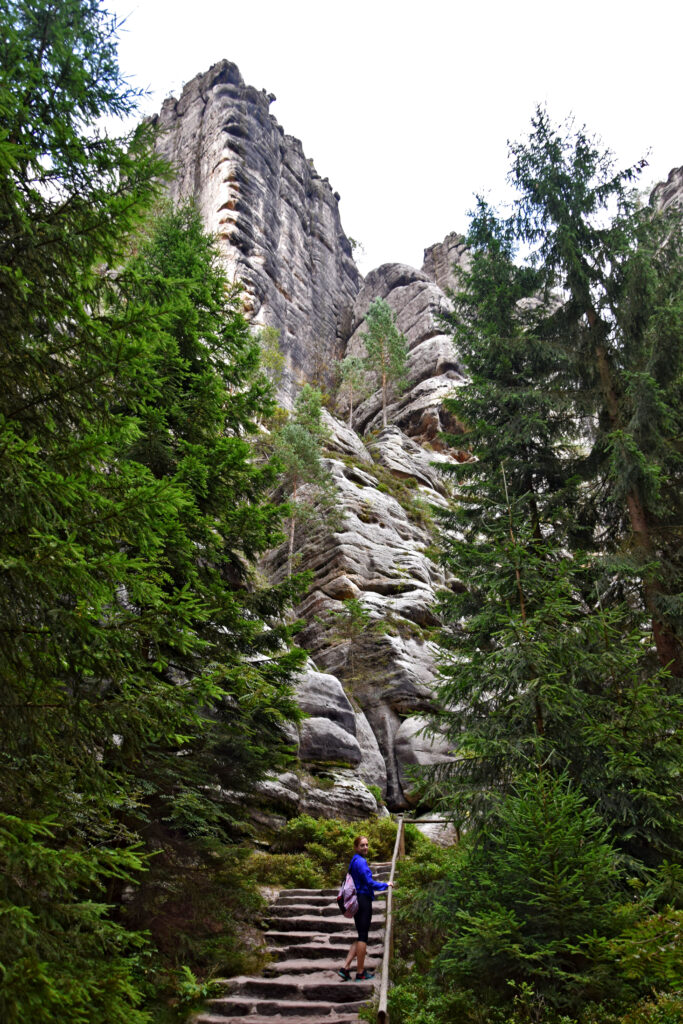 Czechy skalne miasto Adrspach, Adrspachskie skały