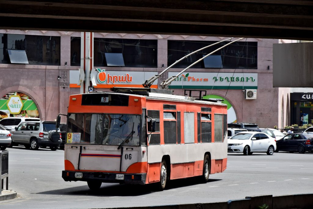 Armenia Erywań trolejbus.