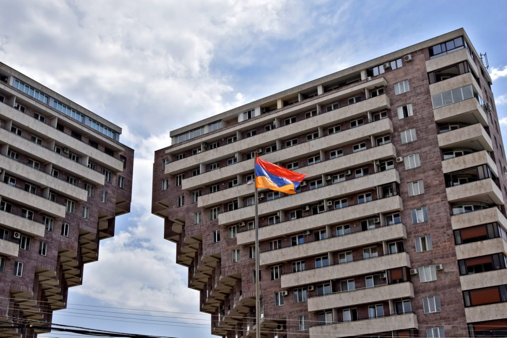 Erywań Armenia ciekawy budynek ZSRR
