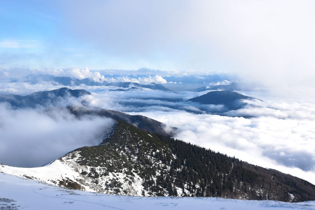 Mała Fatra zimą - Słowackie góry Chleb