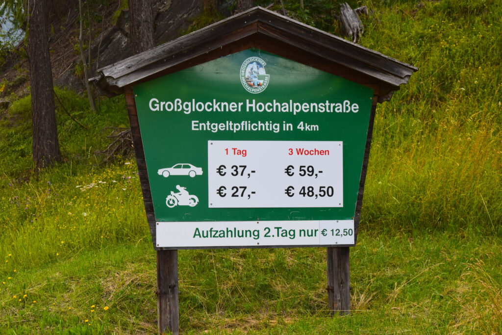 Großglockner Hochalpenstraße ceny 2020