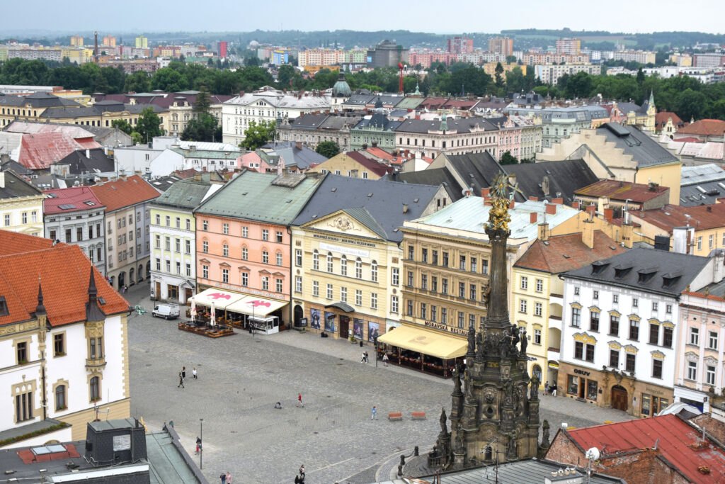 Olomouc Ołomuniec kolumna trójcy